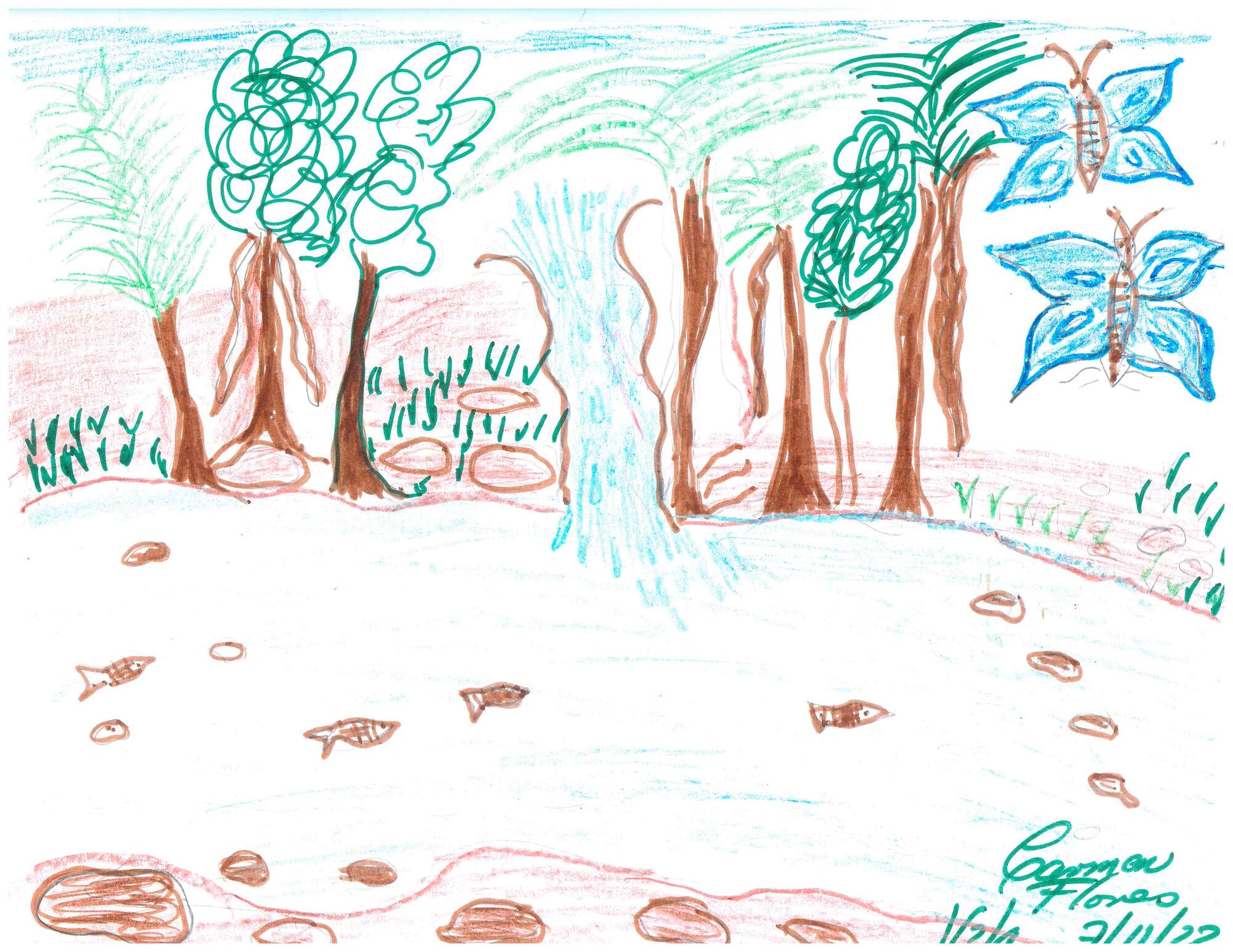 Colorful stories: migrants draw their experiences on the road through Central America