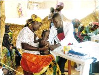 Physician Checking a Child