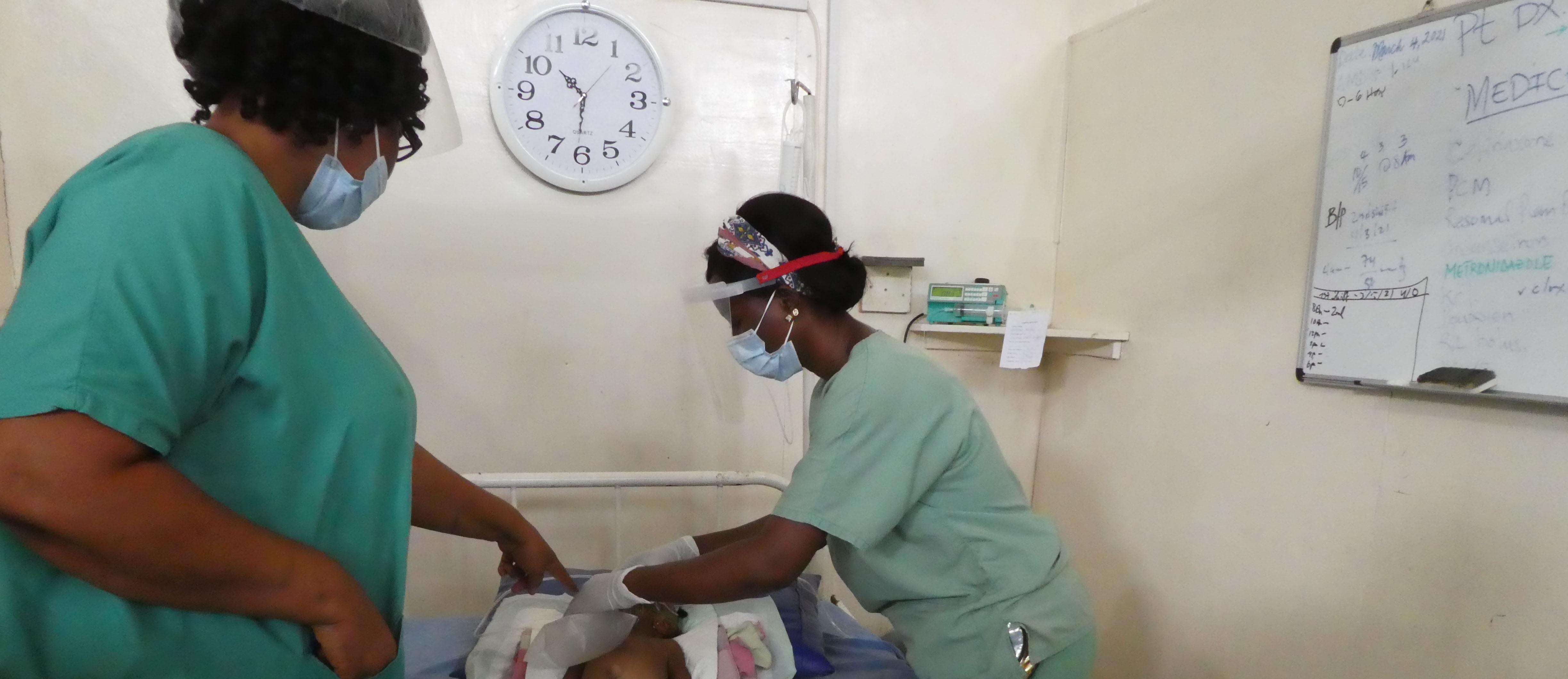 MSF Children's Hospital in Monrovia, Liberia.