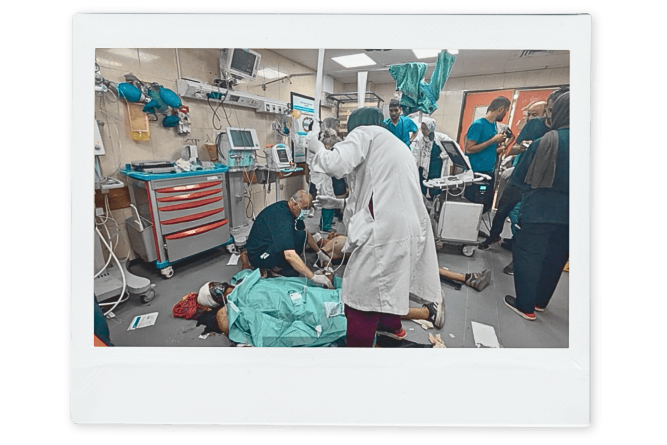 Inside a hospital in Gaza