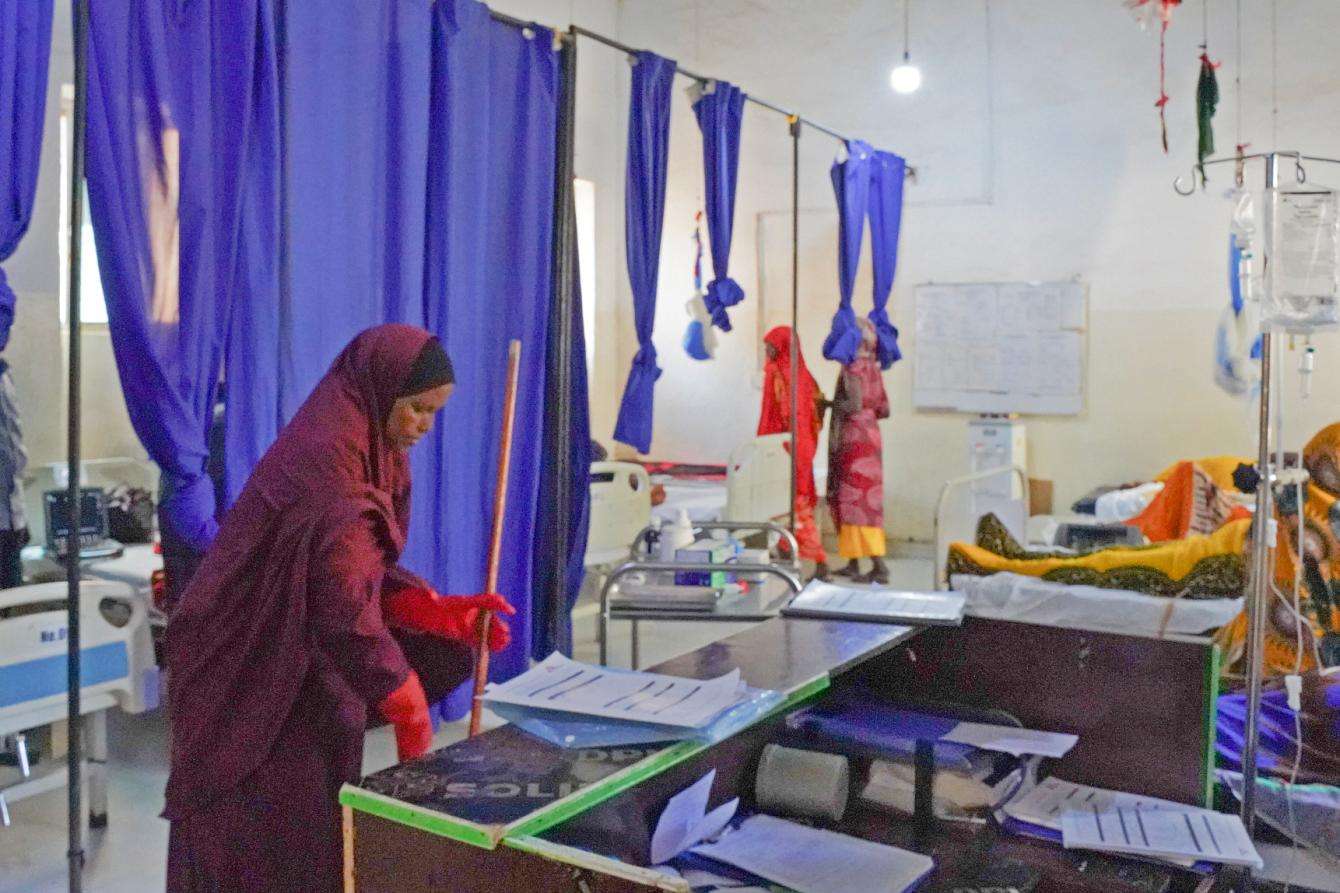 Maternity in-patient ward of Bay Regional Hospital in Baidoa