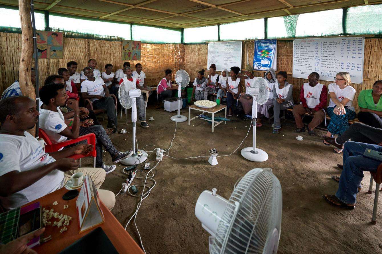 Mental heath in Hitsats camp, Ethiopia. 