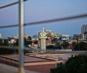 The city of Khartoum, Sudan.