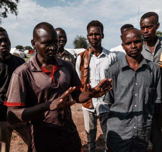 Mohammad Abakar, a refugee in Abyei special administrative area.